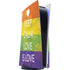 Keep Calm Love Is Love PlayStation PS5 Skins